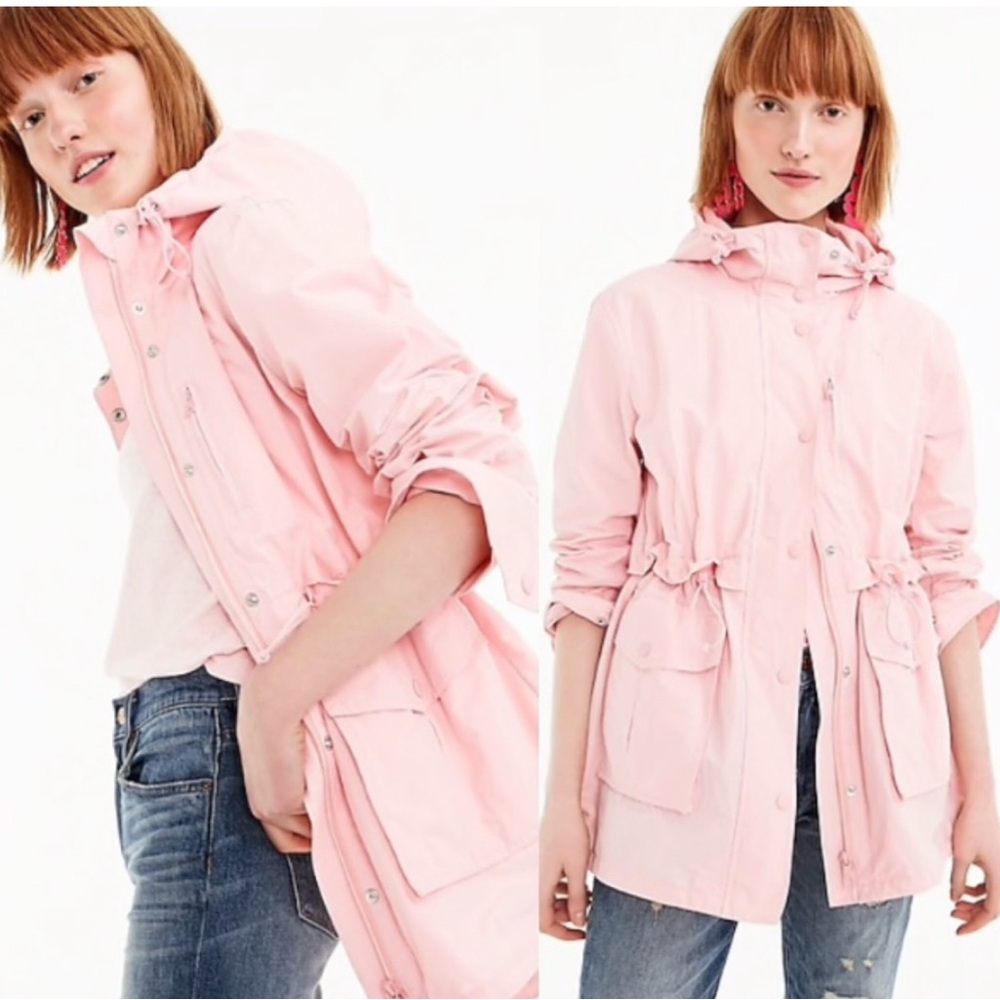 NEW J-Crew perfect rain jacket size S